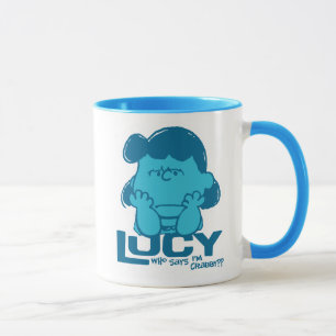 Erdnüsse   Lucy Wer sagt, ich bin Crabby? Tasse