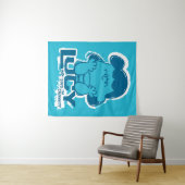 Erdnüsse | Lucy Wer sagt, ich bin Crabby? Wandteppich (Beispiel (Horizontal))