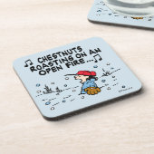 Erdnüsse | Lucy's Chestnut Roasting Getränkeuntersetzer (Linke Seite)