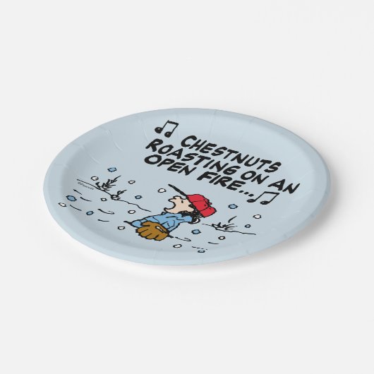 Erdnüsse | Lucy's Chestnut Roasting Pappteller (Schrägansicht)