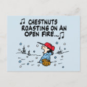 Erdnüsse | Lucy's Chestnut Roasting Postkarte (Vorderseite)