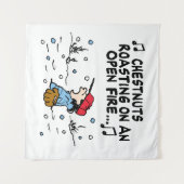 Erdnüsse | Lucy's Chestnut Roasting Wandteppich (Vorderseite (Horizontal))