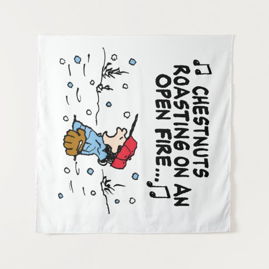 Erdnüsse | Lucy's Chestnut Roasting Wandteppich (Vorderseite (Horizontal))