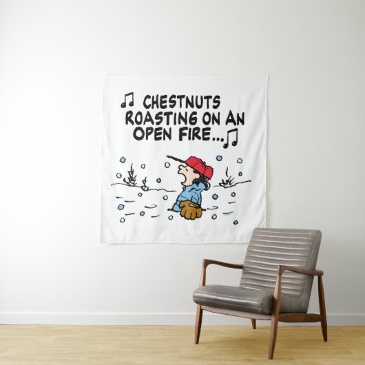 Erdnüsse | Lucy's Chestnut Roasting Wandteppich (Beispiel)