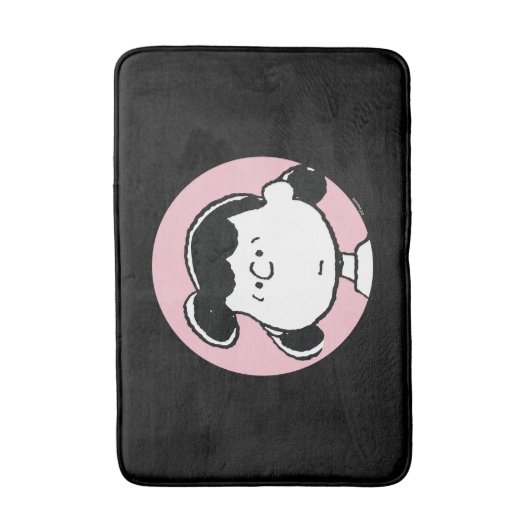 Erdnüsse | Lucy's Faces Badematte (Vorderseite Vertikal)