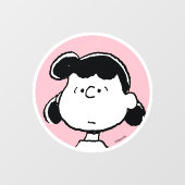 Erdnüsse | Lucy's Faces Fensteraufkleber (Blatt)