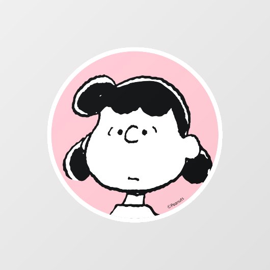 Erdnüsse | Lucy's Faces Fensteraufkleber (Blatt)