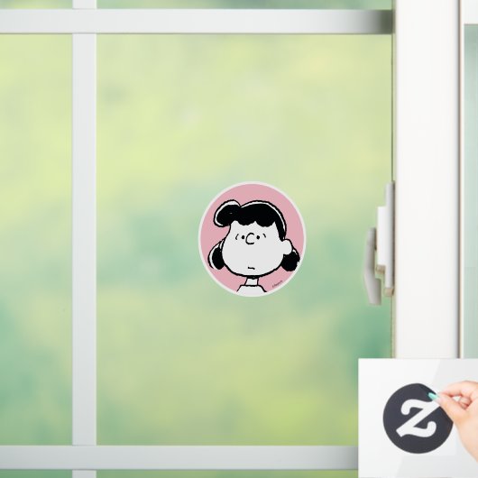 Erdnüsse | Lucy's Faces Fensteraufkleber (Zuhause)