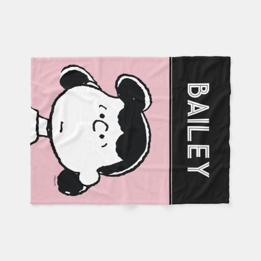 Erdnüsse | Lucy's Faces Fleecedecke (Vorderseite (Horizontal))