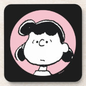 Erdnüsse | Lucy's Faces Getränkeuntersetzer (Vorderseite)