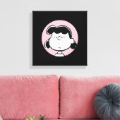 Erdnüsse | Lucy's Faces Leinwanddruck (Insitu (Wohnzimmer))