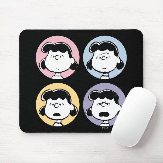 Erdnüsse | Lucy's Faces Mousepad (Mit Mouse)