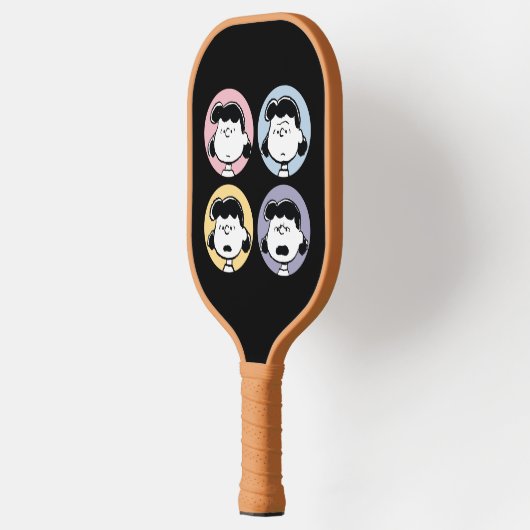Erdnüsse | Lucy's Faces Pickleball Schläger (Links)