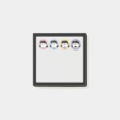 Erdnüsse | Lucy's Faces Post-it Klebezettel (Vorderseite)