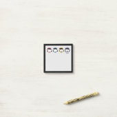 Erdnüsse | Lucy's Faces Post-it Klebezettel (Auf Schreibtisch)