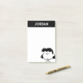 Erdnüsse | Lucy's Faces Post-it Klebezettel (Auf Schreibtisch)