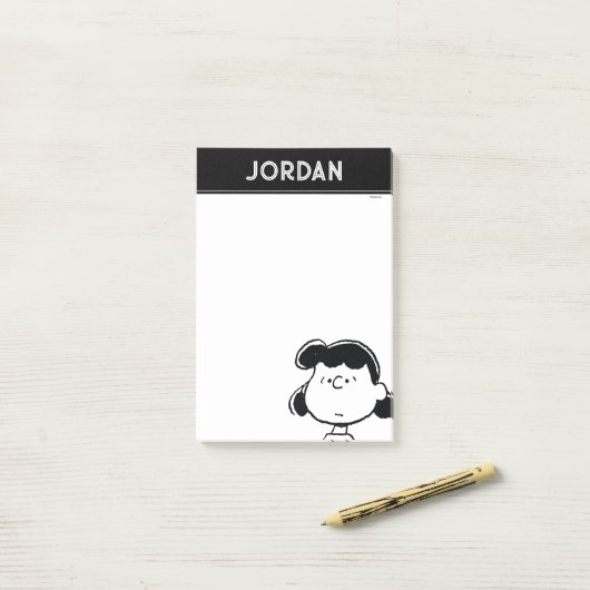 Erdnüsse | Lucy's Faces Post-it Klebezettel (Auf Schreibtisch)