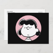 Erdnüsse | Lucy's Faces Postkarte (Vorne/Hinten)