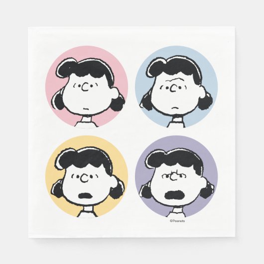 Erdnüsse | Lucy's Faces Serviette (Vorderseite)