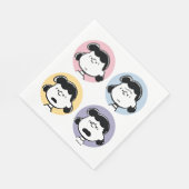 Erdnüsse | Lucy's Faces Serviette (Ecke)