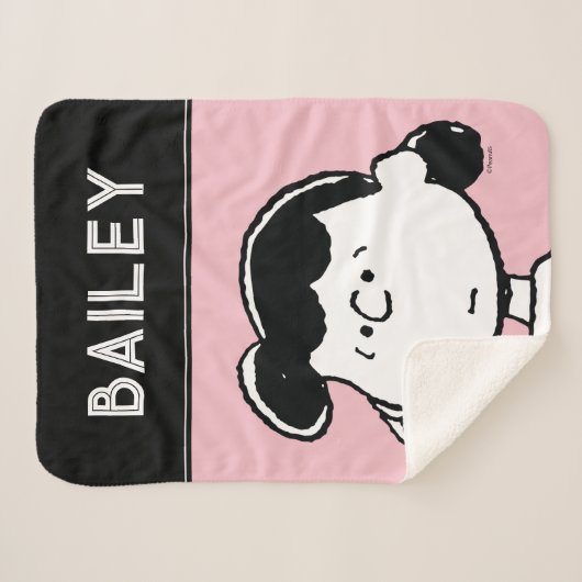 Erdnüsse | Lucy's Faces Sherpadecke (Vorderseite (Horizontal))