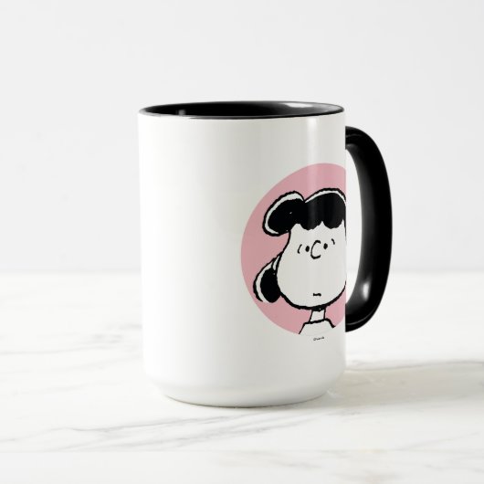 Erdnüsse | Lucy's Faces Tasse (VorderseiteRechts)