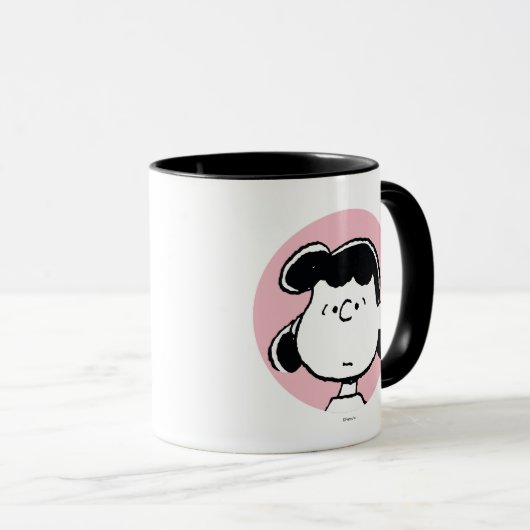 Erdnüsse | Lucy's Faces Tasse (VorderseiteRechts)