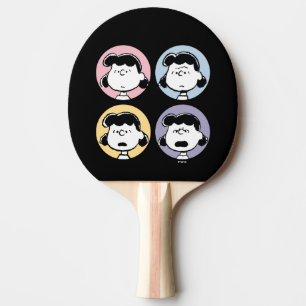 Erdnüsse Lucy's Faces Tischtennis Schläger