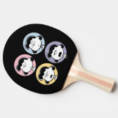 Erdnüsse | Lucy's Faces Tischtennis Schläger (Seitenansicht)