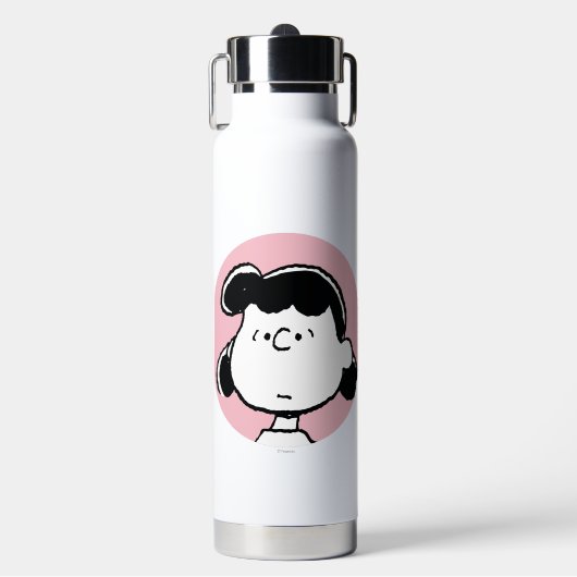 Erdnüsse | Lucy's Faces Trinkflasche (Vorderseite)