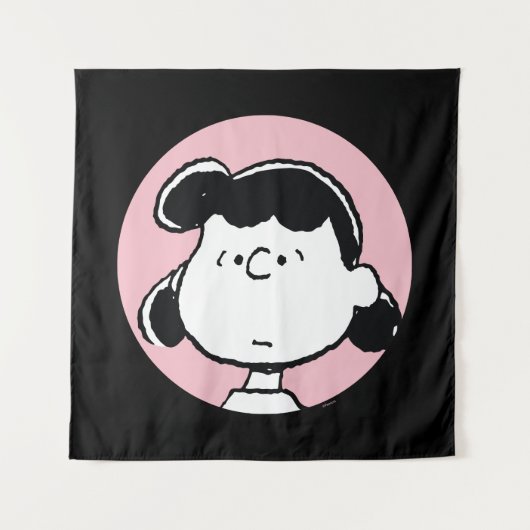Erdnüsse | Lucy's Faces Wandteppich (Vorderseite)