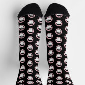 Erdnüsse | Lucys Gesichter 2 Socken (Oben)