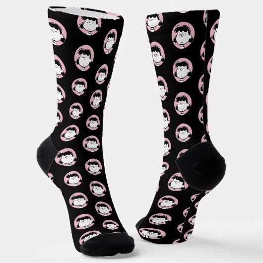 Erdnüsse | Lucys Gesichter 2 Socken (Gewinkelt)