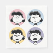 Erdnüsse | Lucys Gesichter Serviette (Vorderseite)