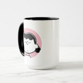 Erdnüsse | Lucys Gesichter Tasse (Vorderseite Links)