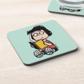 Erdnüsse | Marcie Lesen Getränkeuntersetzer (Linke Seite)