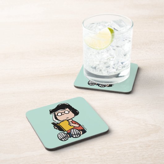 Erdnüsse | Marcie Lesen Getränkeuntersetzer (Rechte Seite)