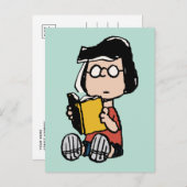 Erdnüsse | Marcie Lesen Postkarte (Vorne/Hinten)