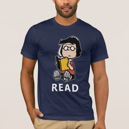 Erdnüsse | Marcie Lesen T-Shirt (Vorderseite)