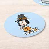 Erdnüsse | Marcie Pilgrim Runder Pappuntersetzer (Angewinkelt)