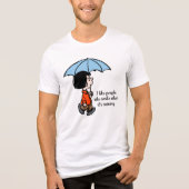 Erdnüsse | Marcie Unter dem Schirm Tri-Blend Shirt (Vorderseite)