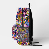 Erdnüsse | Mixtape Patch Pattern Bedruckter Rucksack (Rechts)
