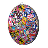 Erdnüsse | Mixtape Patch Pattern Dartscheibe (Vorderseite rechts)