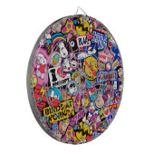 Erdnüsse | Mixtape Patch Pattern Dartscheibe (Vorderseite Links)