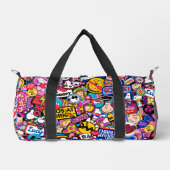 Erdnüsse | Mixtape Patch Pattern Duffle Bag (Vorderseite)