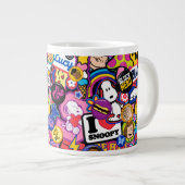 Erdnüsse | Mixtape Patch Pattern Jumbo-Tasse (Vorderseite Rechts)