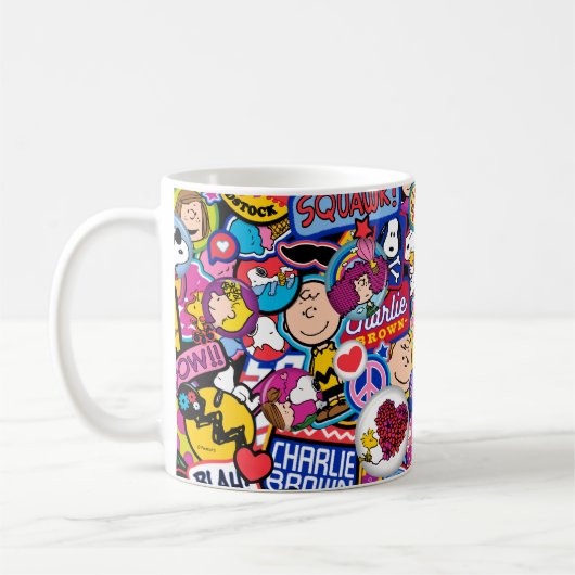 Erdnüsse | Mixtape Patch Pattern Kaffeetasse (Links)