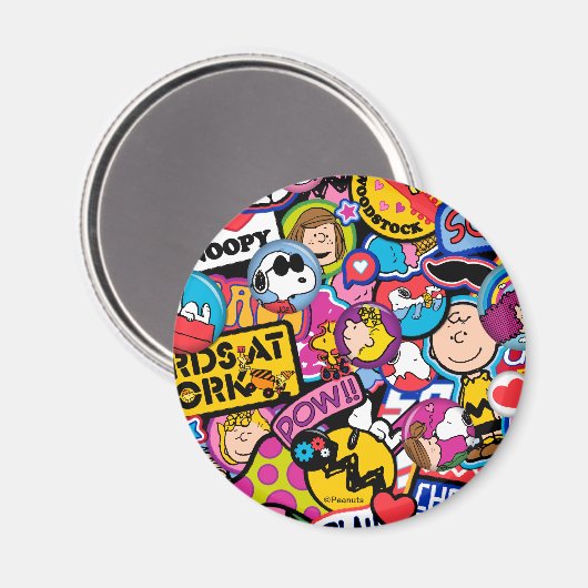 Erdnüsse | Mixtape Patch Pattern Magnet (Vorderseite/Rückseite)