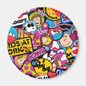 Erdnüsse | Mixtape Patch Pattern Magnet (Vorne)