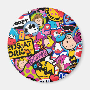 Erdnüsse   Mixtape Patch Pattern Magnet